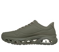 Skechers Herren UNO Glide-Step Glide On Air Turnschuhe, Olive Durabuck, 47.5 EU – Ansicht 6