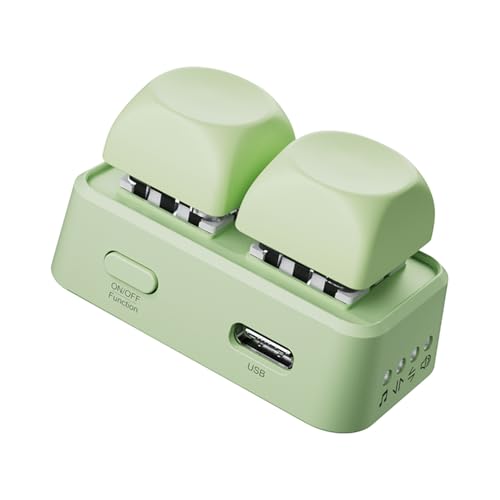 Teclado Bluetooth con control remoto inalámbrico para libros electrónicos, fotos, videos, control de música, teclado compacto y pequeño