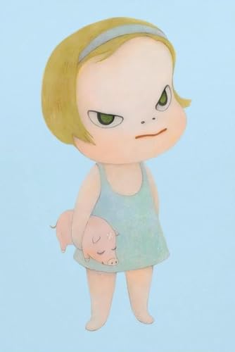 Affiche de Yoshitomo Nara Fille au cochon, éveillez l'émotion sur vos murs
