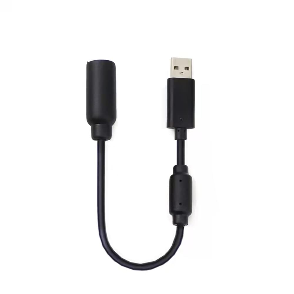 NORMICHIC Extension Adapter Cable for Xbox 360 Replacement USB Breakaway Cable for Xbox 360 Wired Controllers (black)