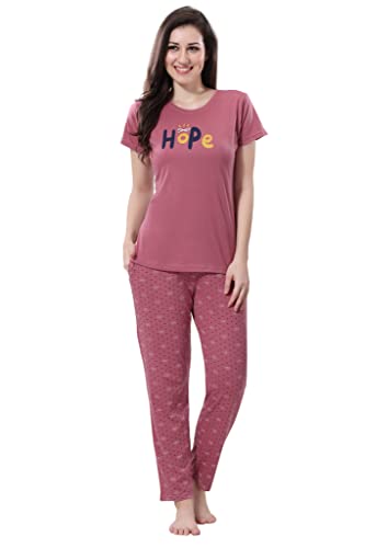 Image of DZZO Women's Cotton Printed Night Suit