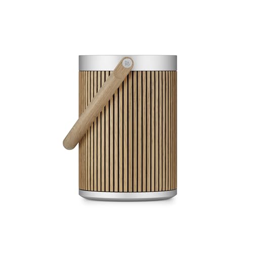 Image of Bang & Olufsen Beosound A5 - Portable Bluetooth Speaker with Wi-Fi Connection, Carry-Strap, Oak