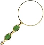  Lupe 10X HD Handheld Optisches Glas zum Betrachten von Büchern, Zeitungen, Zeitschriften, Karten und Karten zum Lesen Vision