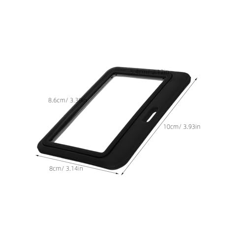 Protector para tarjetas 4x3 pulgadas Veemoon rígido y transparente contra desgaste, 15 uds 2
