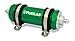 Fuelab - 828 In-Line Fuel Filter Long -6AN In/Out 100 Micron Stainless - Green (82821-6)