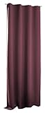 Verdunklungsgardine Blackout Kräuselband Vorhang blickdicht ca. 135x245 cm Gardine