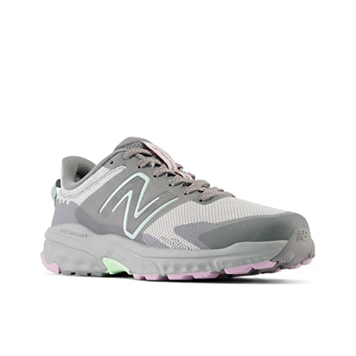 New Balance Women's Fresh Foam 510 V6 Trail Running Shoe, Brighton Grey/Harbor Grey/Lilac Cloud, 5 Wide
