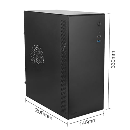 Boîtier MATX Mini PC ITX Iesooy pour ordinateur de bureau compact