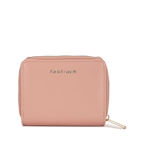 Image of Fastrack Women's Mini Organizer Wallet | Flap Closure, Tri-Fold Design, Zip Coin Pocket, Card & Cash Slots | Compact & Organized | 6 Months Warranty
