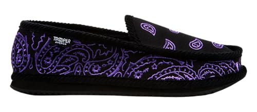 Unisex-Adult KS-002E Embroidery Bandana Paisley Slippers Shoes2