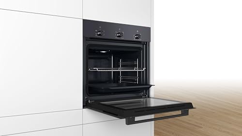 فرن مدمج سيريز 2 مقاس 60 × 60 سم من بوش، أسود، HBF011BA1M