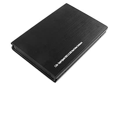 Caja externa negra para disco duro 2.5 USB 2.0 miniatura 1