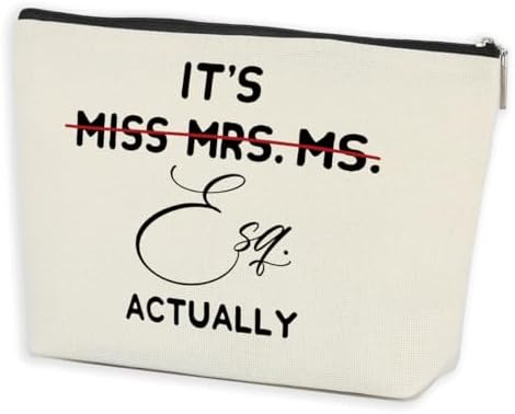 Lawyer Graduation Gifts Funny 2024 Graduation Makeup Bag Cosmetic Bag Lawyer Gifts for Women Attorney Lawyer Pass the Bar Exam Gifts Congratulations Gift Graduation Party Makeup Zipper Pouch