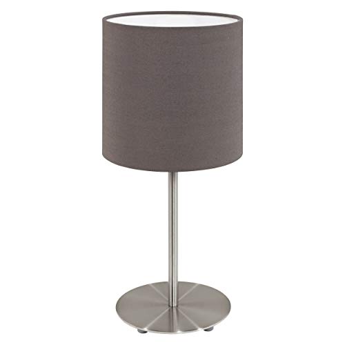 Preisvergleich Produktbild EGLO PASTERI Tischleuchte, Stahl, 60 W, nickel-matt