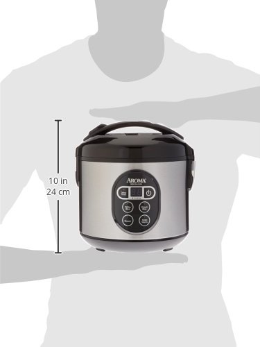 Product Image 10: Aroma Housewares ARC-914SBD Digital Cool-Touch Rice Grain Cooker and Food Steamer, Stainless, Silver, 4-Cup (Uncooked) / 8-Cup (Cooked)