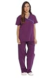 Just Love Women's Scrub Sets Medical Scrubs (Mock Wrap) 11148W-M