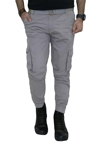 Urban Legends 6 Pocket Relaxed and Regular Fit Cotton Cargo Jogge...