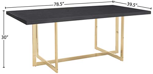 image for Meridian Furniture Elle Collection Modern | Contemporary Wood Veneer T