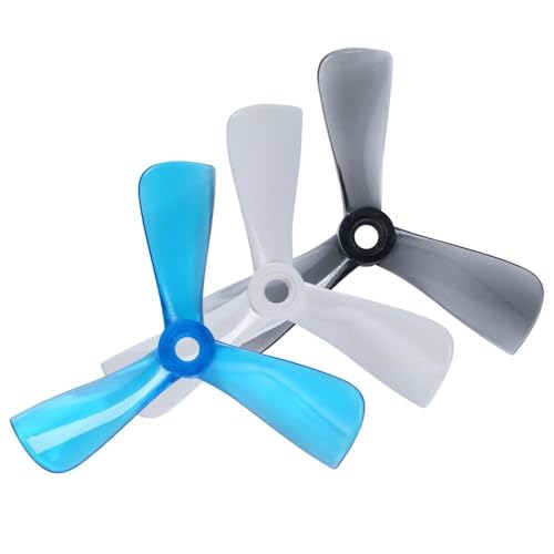 20 szt. Nazgul Cine 3040 7.6 cm Tri-Blade 3 Blade Propeller Prop Fit For FPV Drone Part (biały)