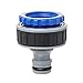 TATAY Nez de Robinet Femelle 1" -3/4" Premium, Connecteur Universel pour Tuyau d'Arrosage, Protection solaire, Installation facile, Gris - Noir