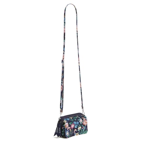 Image of Vera Bradley Women's Cotton All in One Crossbody Purse With RFID Protection