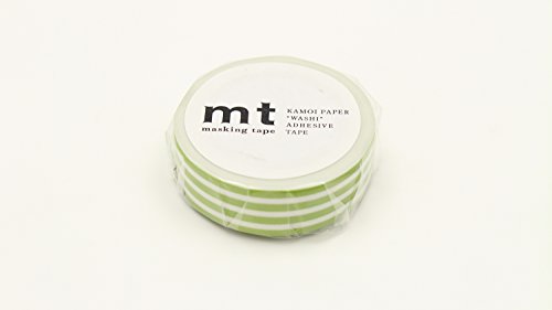 Image of mt Masking Tape 1P inchBorder Kiwi inch Washi Masking Tape - Kiwi