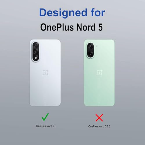 Image of Zapcase Back Case Cover for OnePlus Nord 5 | Magnetic Case with Built-in Metal Ring | Supports MagSafe Charger, Wallet & Car Mount | Shockproof Hybrid PC + TPU | Black