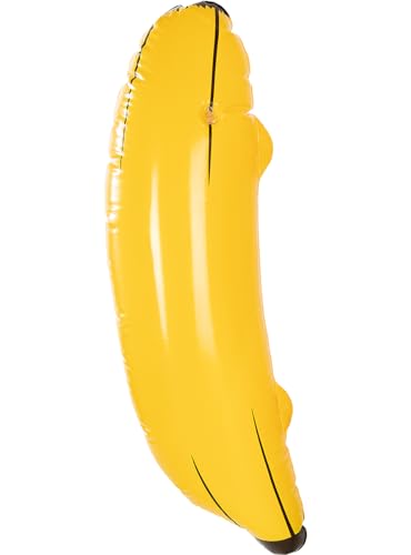 Funidelia | Plátano hinchable ▶ Fruta, Comida - Decoración para fiestas de cumpleaños, fiestas de disfraces, Halloween y Carnaval - Amarillo