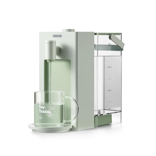 Image of BUYDEEM S9013 Instant Hot Water Dispenser, Countertop Water Boiler & Warmer for Tea, Coffee and Baby Formula, Adjustable 8 Temperatures & 5 Water Outputs, 3L Water Tank(102oz), Green