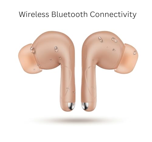 Image of Original Wireless Earbuds for Boat Airdopes 212, Bluetooth 5.3, ENx Calling Mic, Gaming Low Latency, Fast ASAP Charging, IPX4 Water Resistant, Rich Bass Sound, Voice Assistant Enabled (Pink)