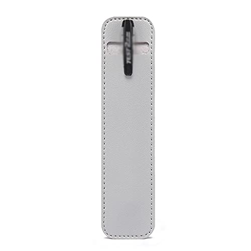 HIONJIN Pencil case School Pen Storage Bag Cute Kawaii Pen Protective Sleeve Small Sign Cover Leather Gifts(D)