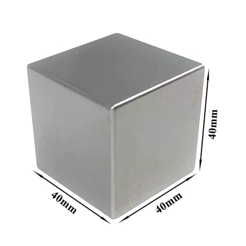 WSYCWG Pure Tungsten Cube, Tungsten Block Metal Cubes Suitable for Element Collections, Lab Experiments,40×40×40mm