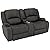 RecPro Charles 67" Powered Double RV Wall Hugger Recliner Sofa RV Loveseat from RecPro