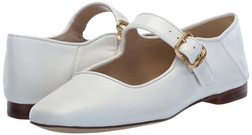 Michaela Mary Jane Sam Edelman en cuir blanc brillant taille 40.5 EU