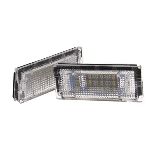 Luces LED de matrícula coche E46 1998-2003 Canbus intermitente blanco lámpara trasera 12V