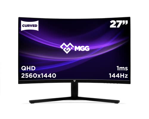 MILLENIUM Monitor GAM 27″ Curvo FHD, IPS,144HZ, 2560×1440,1MS,HDMI,Display Port,16:9.»