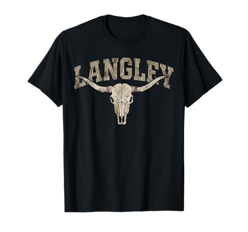 Retro Classic Langley Vintage T-Shirt Tee for Men Women Gift