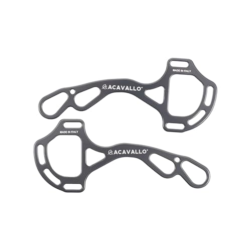 Mèche à hackamore Titane Acavallo Alupro pour de longues balades confortables