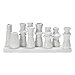 Bloomingville Stoneware Multi Vase with 8 Sections, White