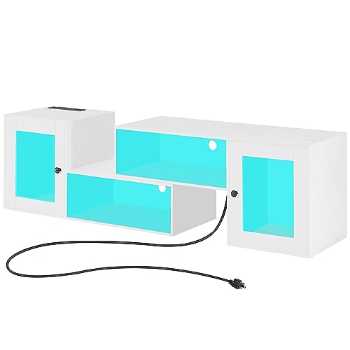 VECELO LED TV Stand for Televisions up to...