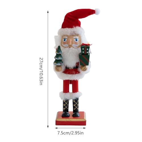 Casse-noisette de Noël traditionnel en bois à offrir pour les fêtes