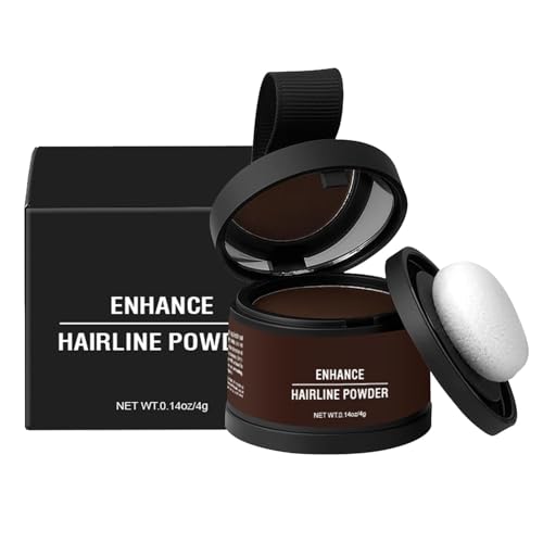 Poudre de retouche de racines pour cheveux fins, poudre d'ombres instantanée, correcteur imperméable contre la perte de cheveux avec poudre de cheveux pour femmes et hommes