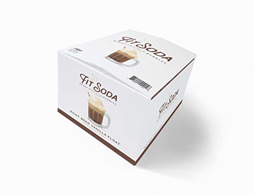 Fit Soda Original - Root Beer Vanilla Float Zero Calorie Recovery Soda, Hydrating Electrolytes & Bcaas For Energy, Great Flavor, No Sugar, Caffeine-Free, Gluten-Free (12 Pack) #TOP4