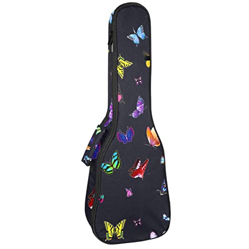 Housse pour ukulélé – Motif papillon coloré – Pour concert soprano ténor – 58,4 cm – Épaisseur : 10 mm – Rembourrée… - Les Beatles, Paul McCartney, John Lennon, RIngo Starr, George Harrison Housse pour ukulélé - Motif papillon coloré - Pour concert soprano ténor - 58,4 cm - Épaisseur : 10 mm - Rembourrée…