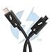 immagine 4Plugable Cavo Thunderbolt 3 a 40 Gbps, Supporta 100 W (20 V, 5 A) di Ricarica, 0,8 m - Compatibile con USB C [Certificato Thunderbolt 3]