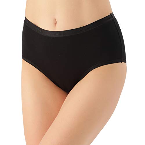 Image of Amante Solid Cotton Full Brief Panty Pack(Pack of 3)
