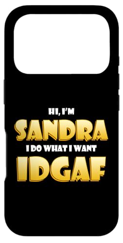 Sandra Joke IDGAF Meme Cute Halloween Costume For Sandras �X�}�z�P�[�X iPhone 17 Pro �p
