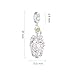 GNOCE Splendor Solis Queen Pendant Dangle Charm, S925 Sterling Silver Dangle Charms Pendant Necklace/Bracelet for Women Wife, Valentine’s Day, Mother’s Day Jewelry Gift