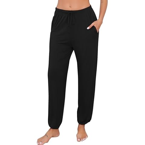 Lovasy Women's Comfy Pyjama Bottoms with Pockets Cover