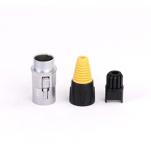 Conector RJ-45 macho hembra para red CAT con protector de carcasa de metal A1030 de chasis 7